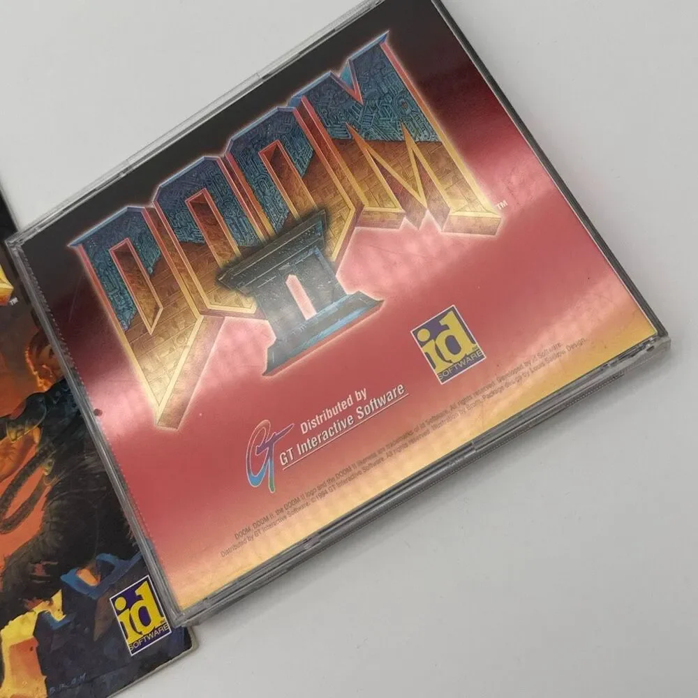 DOOM II PC‎ CD-ROM with Manual 1994 id Software GT Interactive Vintage FPS Game
